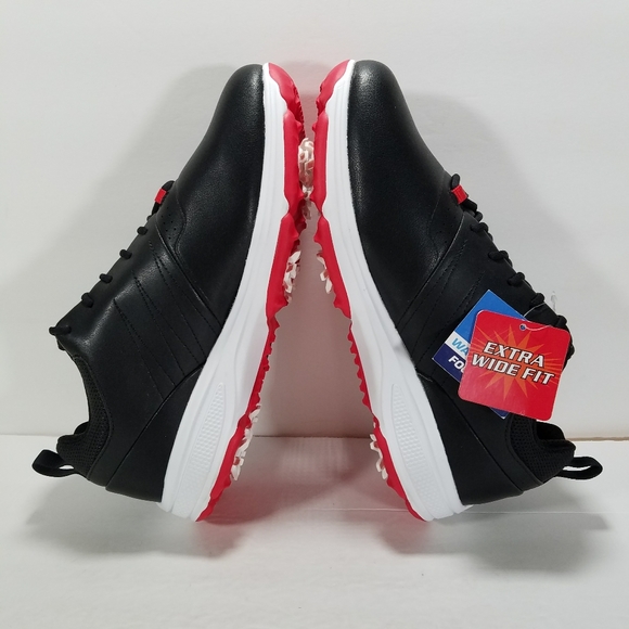 Skechers Go Golf Torque Pro Golf Shoes Black Red Men's Size 8 - Picture 7 of 10
